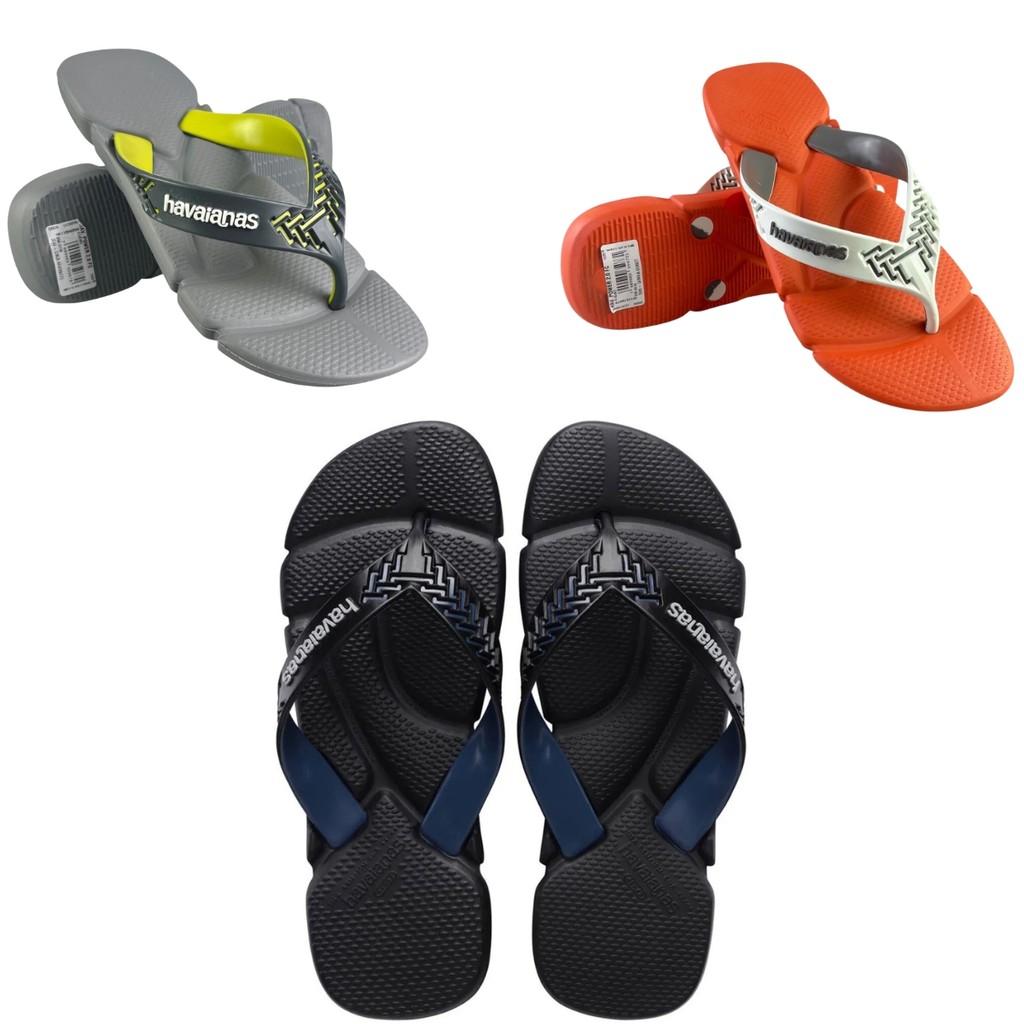 Chinelo Havaianas Masculino Power 2.0 Original Anatômico Massageador Conforto