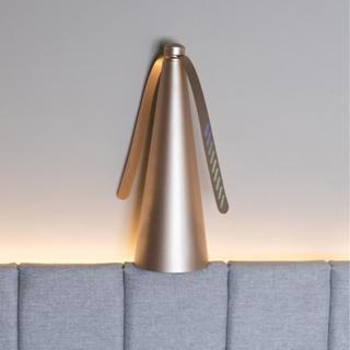 Ventilador Repelente de Mesa 9cm x 9cm x 26cm Rose Metálico em Oferta na Shopee