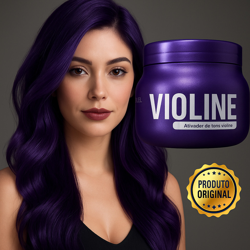 Matizador Roxo 250g Cabelo Violine Máscara Tonalizante com Brilho e Hidratação