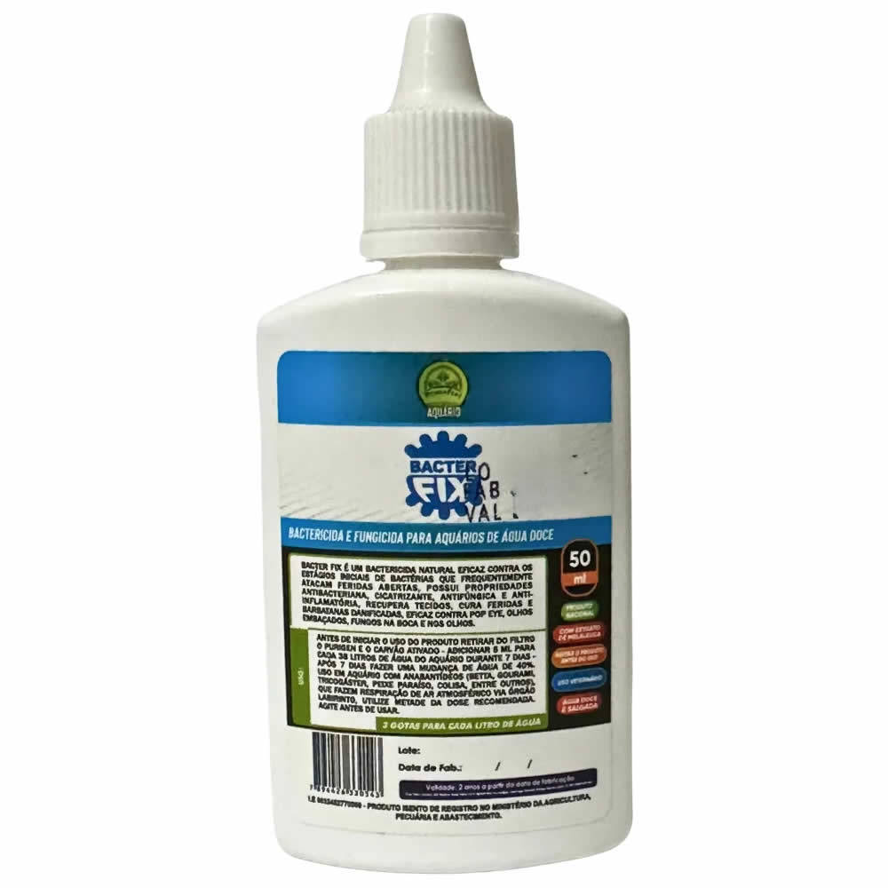 POWERFERT BACTERICIDA E FUNGICIDA BACTER FIX - 50 ML