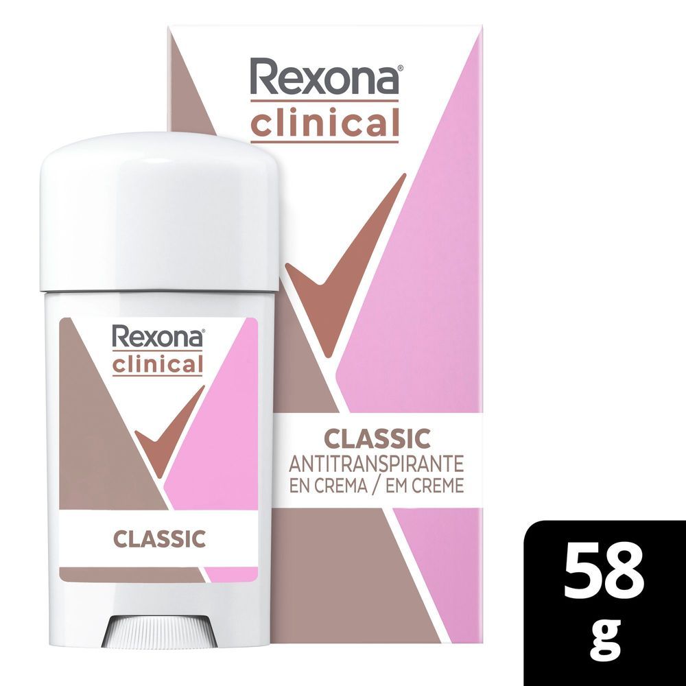 Desodorante Rexona Clinical Cream Classic 58g em Oferta na Shopee