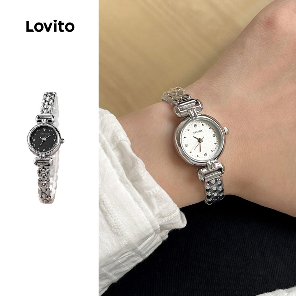 Lovito Casual Classic e Versátil Relógio de Quartzo LFA111142