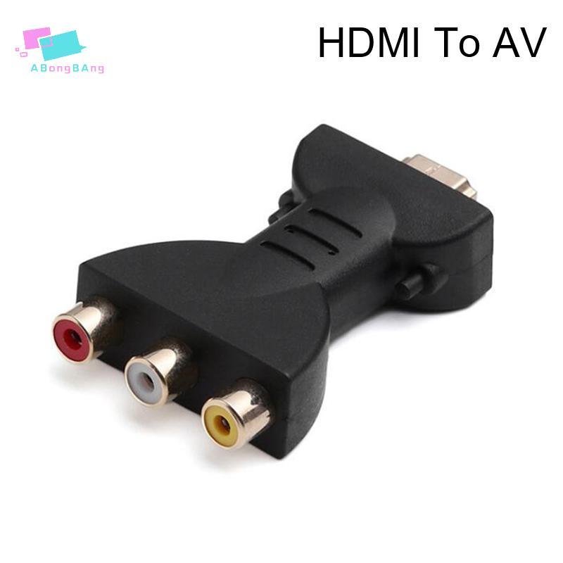 Abongbanghn AV Sinal Digital 1080p HDMI Para Adaptador VGA RCA Cabo De Áudio E Vídeo Agradável