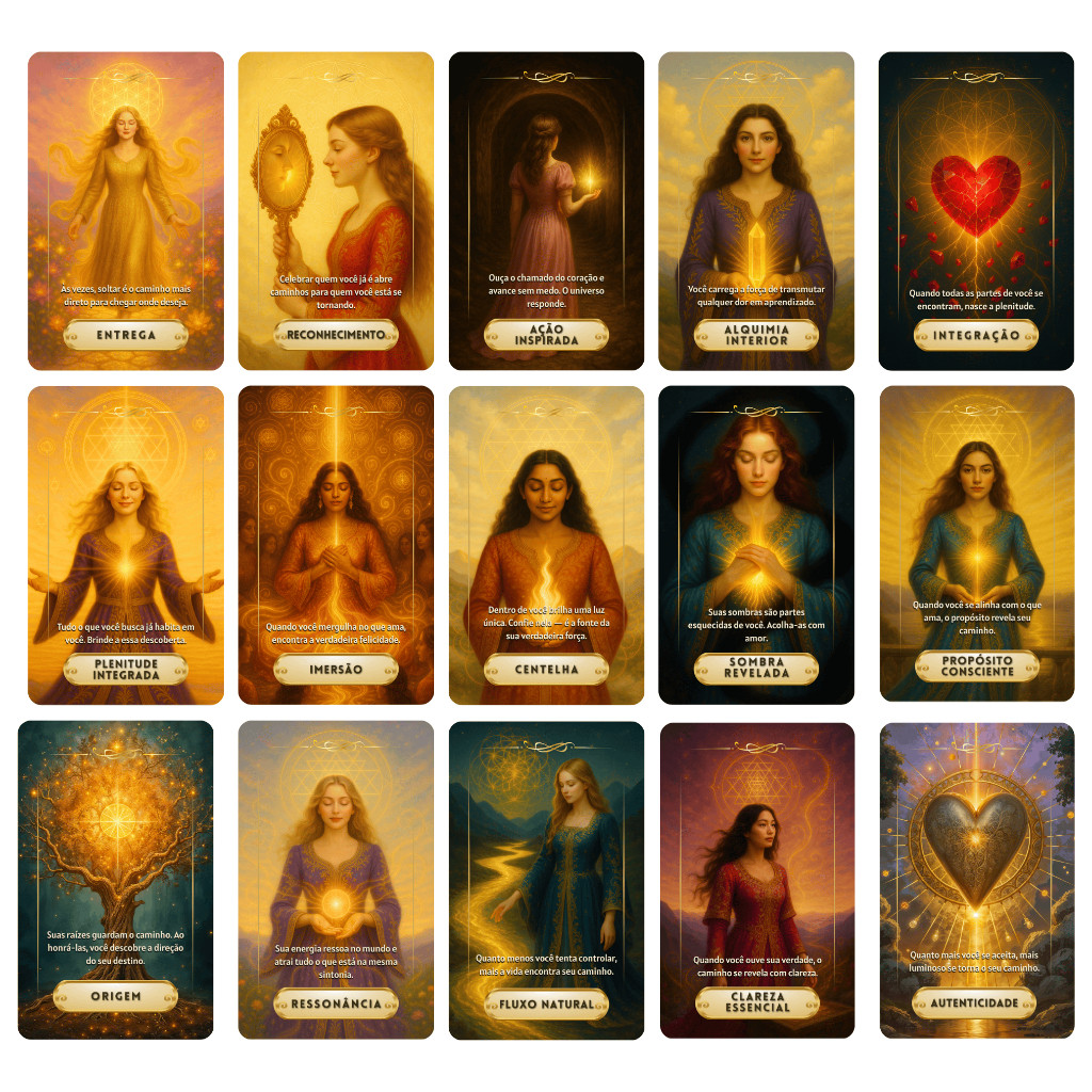 Oráculo da Prosperidade + Livro Exclusivo | Baralho com 44 Cartas Intuitivas | Lançamento