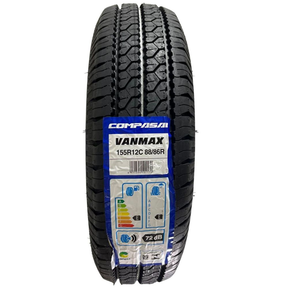 Pneu 155r12c 88/86r Vanmax Towner Chana Effa Carga Aro 12 Vans Veículos Utilitários Furgões