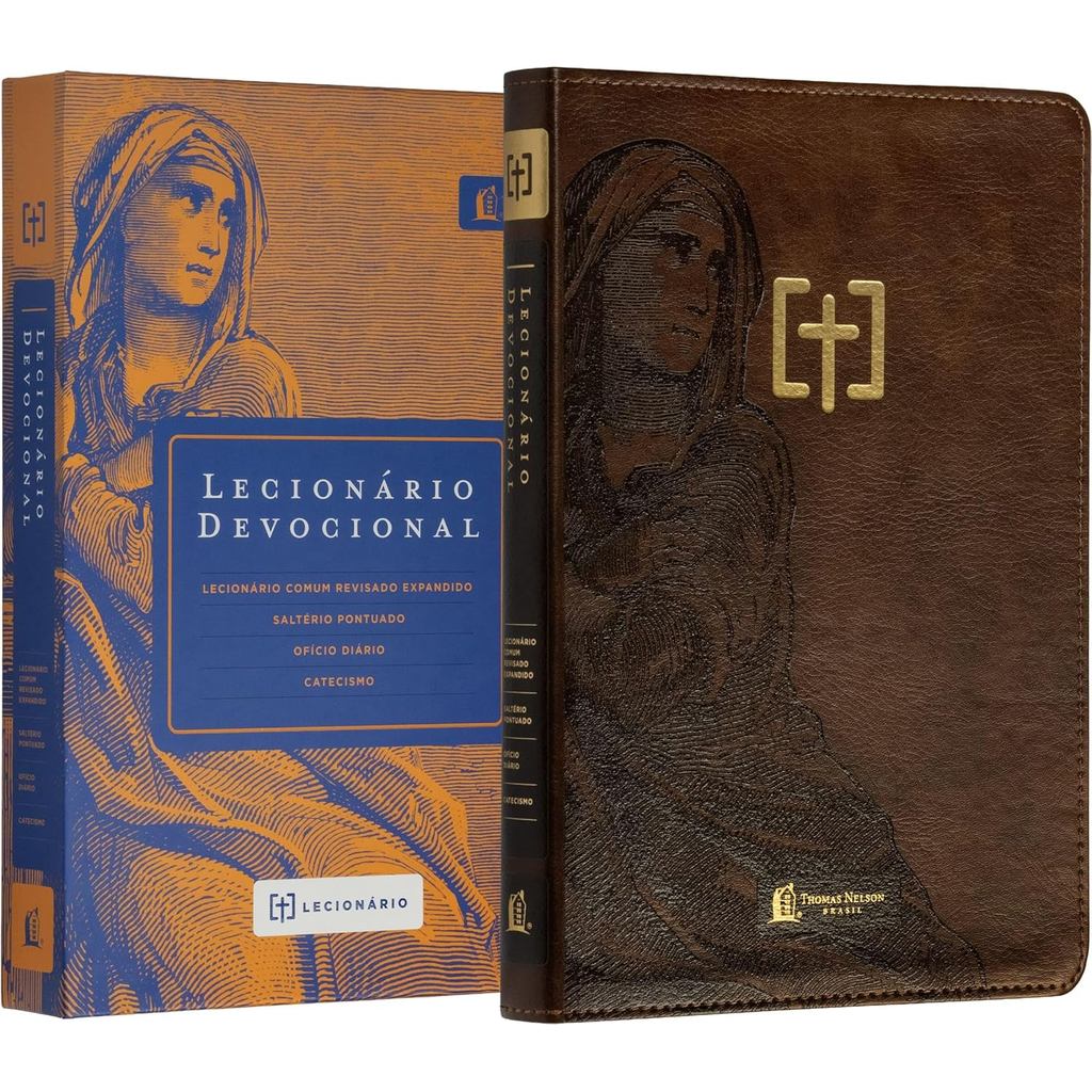 Lecionário Devocional | Plano de Leitura Bíblica Trienal com Salmos e Oração | Capa Luxo com Slipcase em Oferta na Shopee