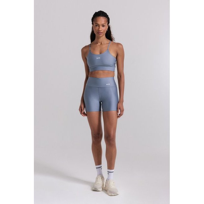 Conjunto Short PowerSlim +Top Alça Digital Graphite Proteção UV50+  Tecnologia Dry Média Compressão