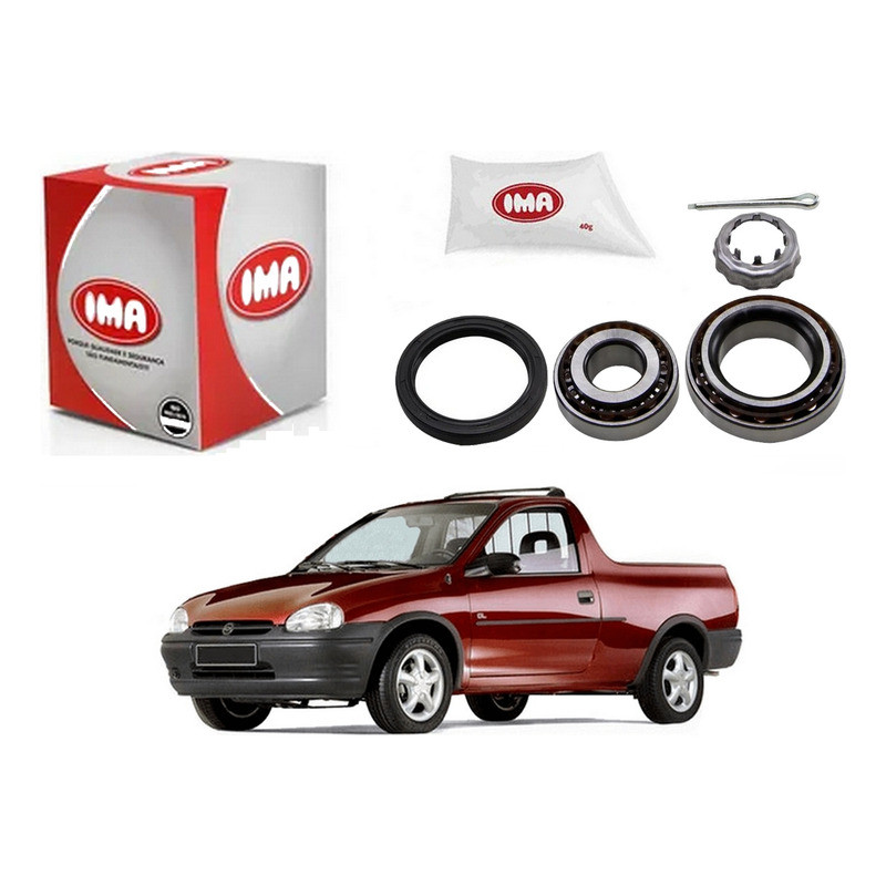 Kit Rolamento Roda Traseiro Corsa Pick-up 1.6 2000 A 2002