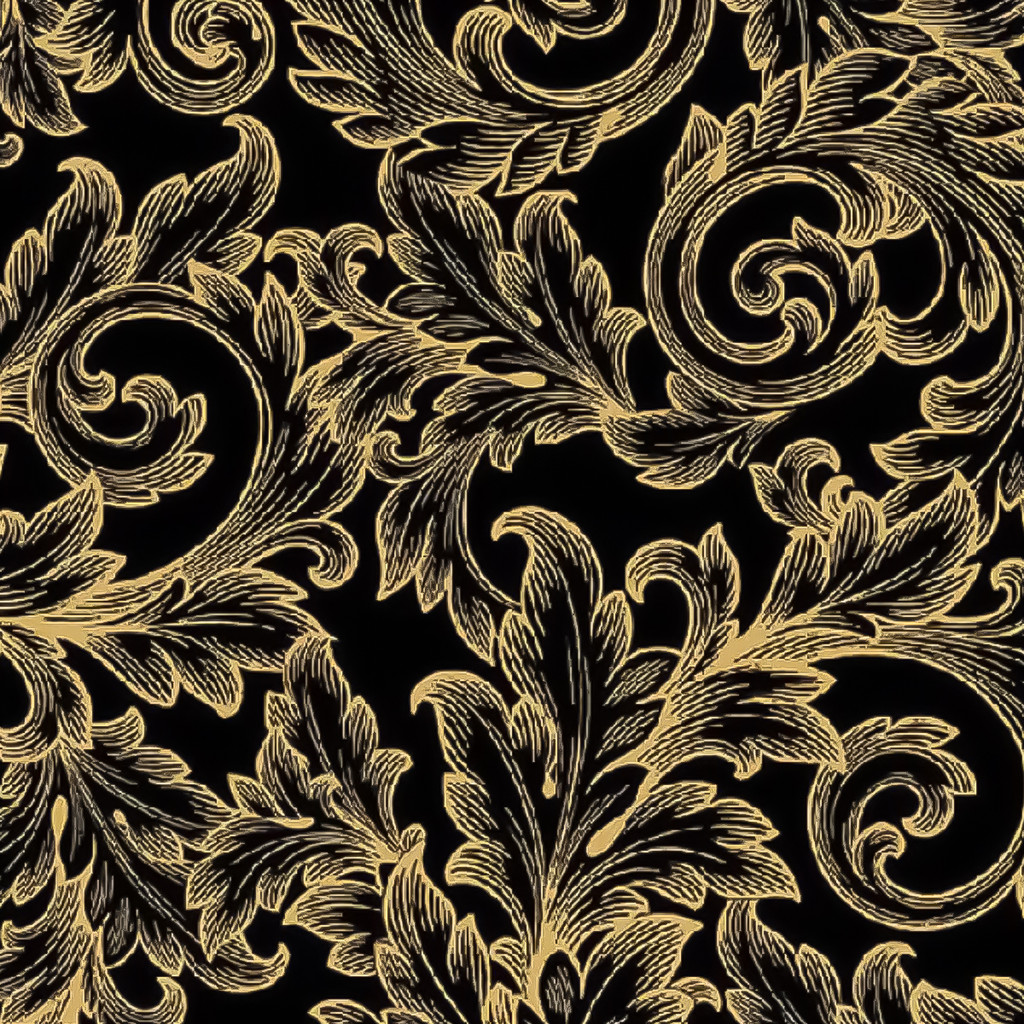 Guardanapo Para Decoupage Ambiente 33x33cm Barroco Dourado Preto C/20
