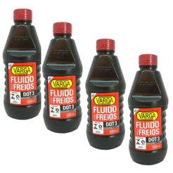 Kit 4 Fluidos Freio Dot3 Super 500ml RCLF00021 Trw Varga