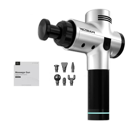 Pistola De Massagem Massageador Muscular , Percussão Profunda De Tecido Para Alívio De Dor mini Elétrica De Fáscia Ginas