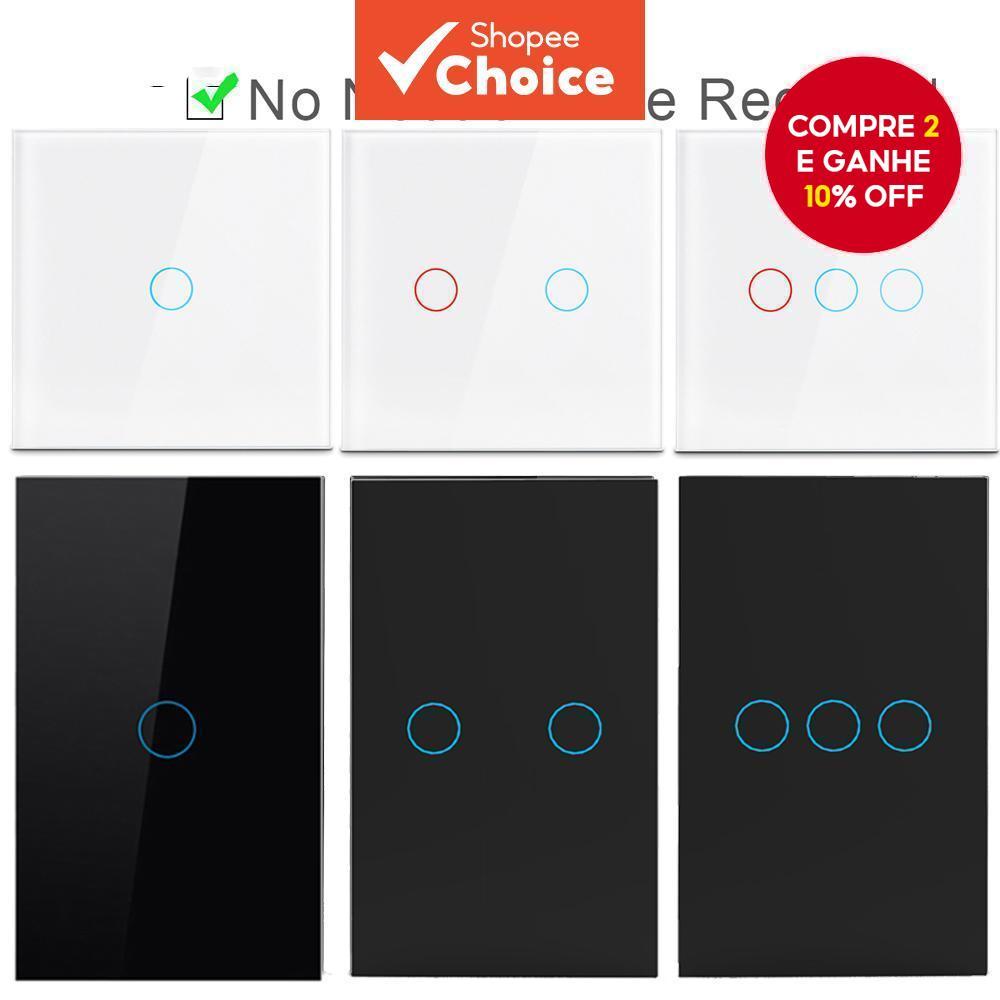 Funciona com Interruptor Inteligente WiFi TUYA 40A Controle Remoto por Aplicativo de Parede Controle por Voz Timer