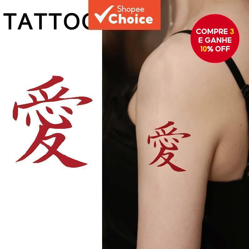 Adesivos de Tatuagem Descartável para Corpo e Braço Unissex Impermeável Personalizado em Oferta na Shopee