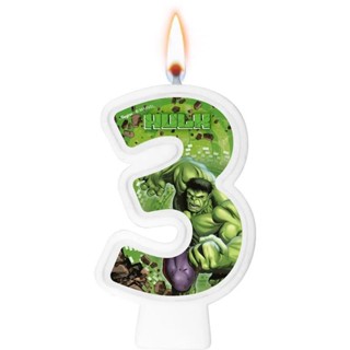 Vela 3 Anos Decoração festa Hulk anicersário completo Mais Resistente em Oferta na Shopee