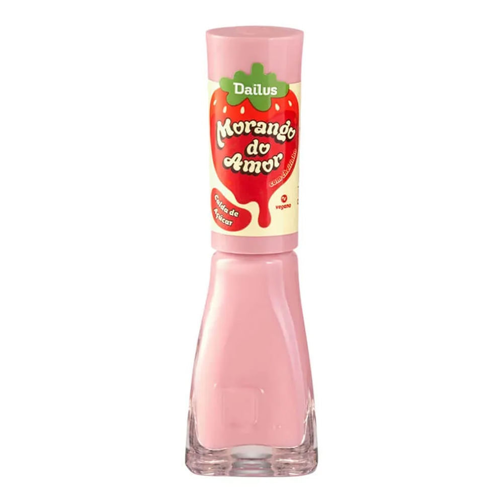 Esmalte Dailus Morango do Amor Calda de Açucar 8ml em Oferta na Shopee