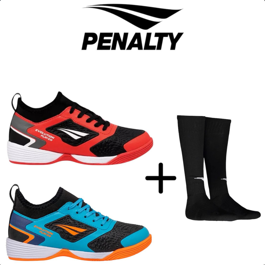 Chuteira Futsal Evolution Player Locker Y-1 Infantil - Penalty