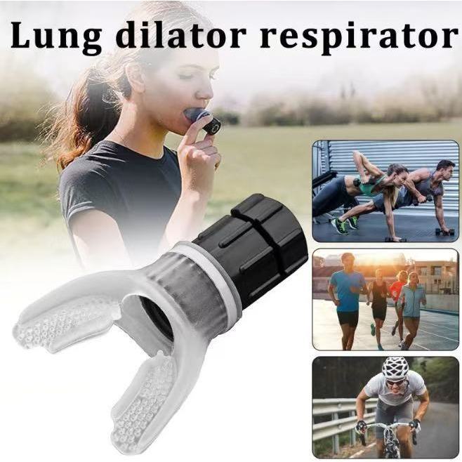Treinador Respiratório Ajustável de Silicone – Exercício Expiratório Alta Resistência