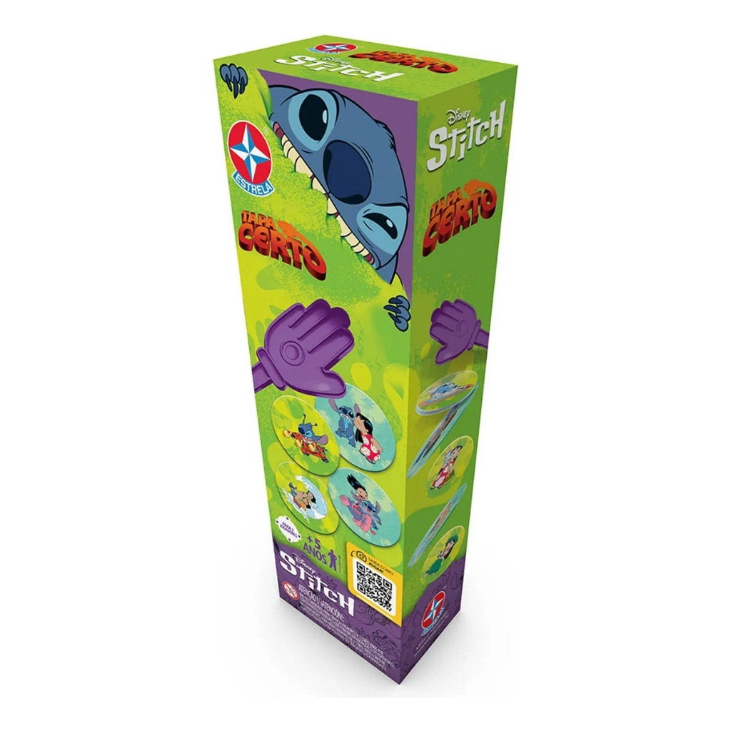 Jogo Tapa Certo Stitch Estrela