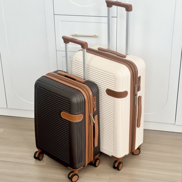 Mala de Viagem Kit 2 Peças ABS Malas 40kg E 10kg roda 360 Removível Com Senha Promoção Menor Preço