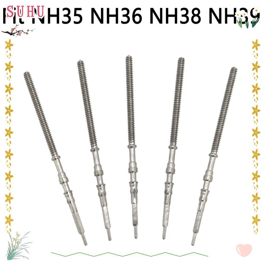 SUHU 5 Peças Kit De Coroa De Haste De Relógio De Movimento , Automático , Para Seiko NH34 NH35 NH36 NH38 NH39