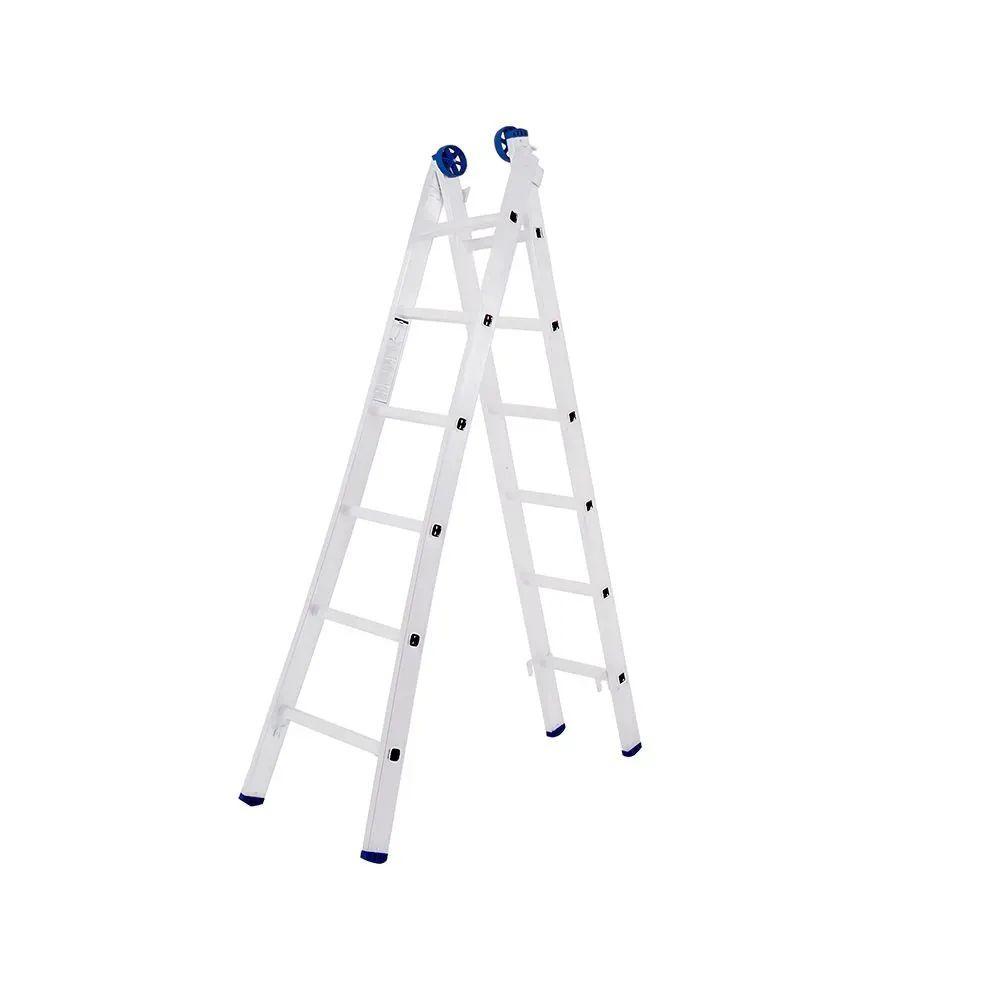 Escada Mor Alumínio 5202 Dupla 2x6 Degraus 3.9M em Oferta na Shopee