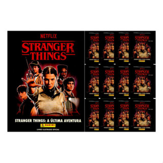Album Stranger Things 3 + 50 Figurinhas (10 Envelopes) em Oferta na Shopee