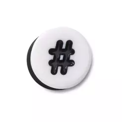 Jibbitz™ Hashtag Pequena Única
