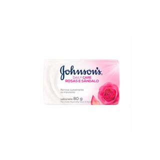 Sabonete Johnson'S Daily Care Rosas E Sândalo 80g em Oferta na Shopee