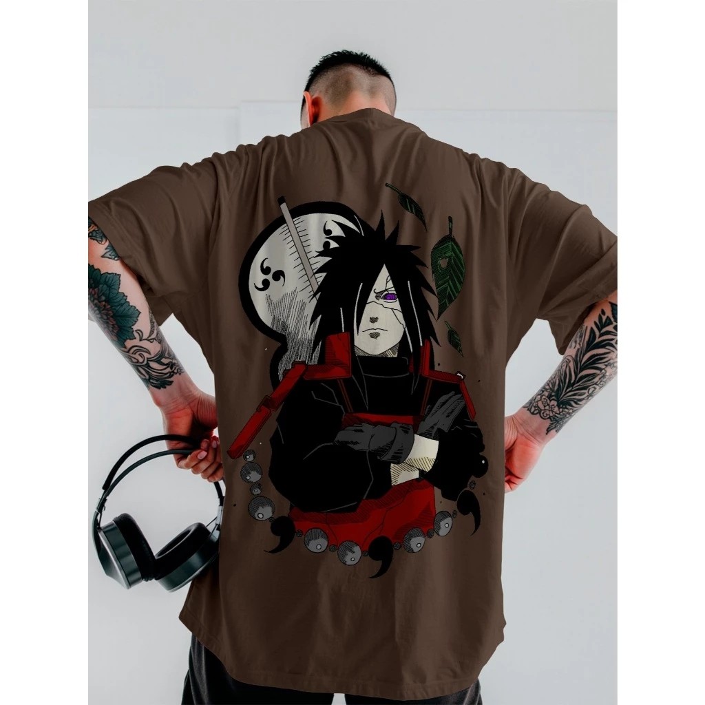 Camiseta Masculina Streetwear Ancient Shinobi Estampada Lançamento Camiseta 100% Algodão Camisetão - Excelencia