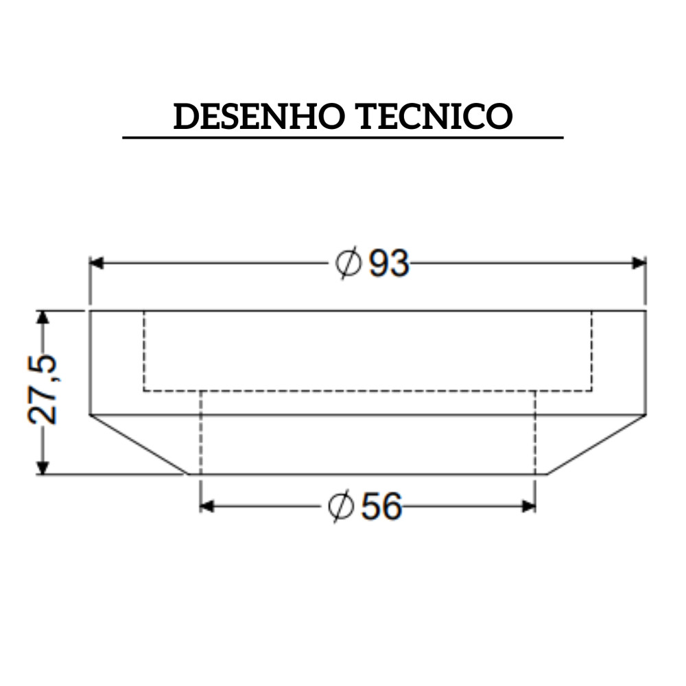 Vedante para Caixa Acoplada (Mecanismo de Saida 2") Censi — imagem 2 de 2