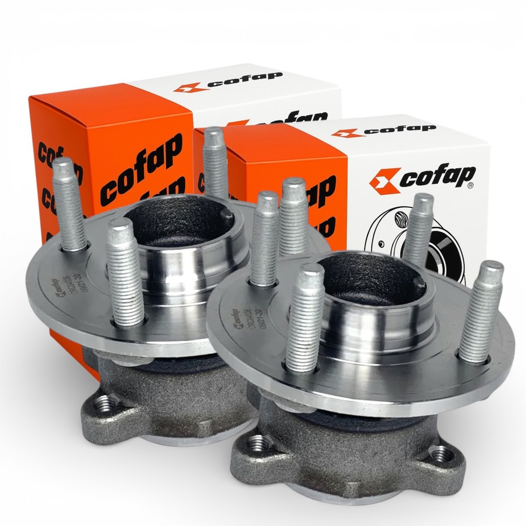 Par Cubo Roda Traseiro Cofap CRC04036 Onix Prisma Cobalt Com Rolamento ABS