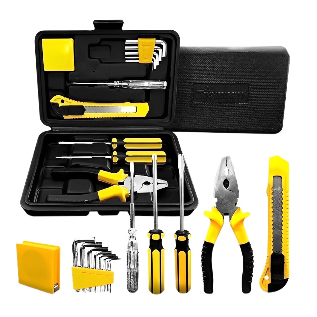 Kit Jogo De Ferramentas Com Maleta 12 Peças Titanium