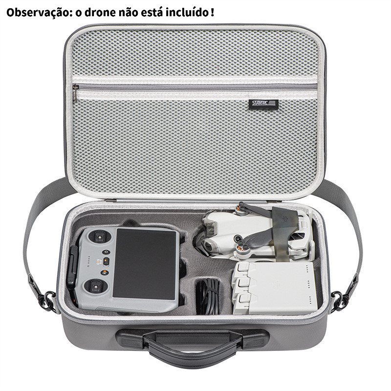 Adequado para bolsa de armazenamento DJI MINI 4 PRO RC2 com controle remoto de tela e capa protetora de ombro único