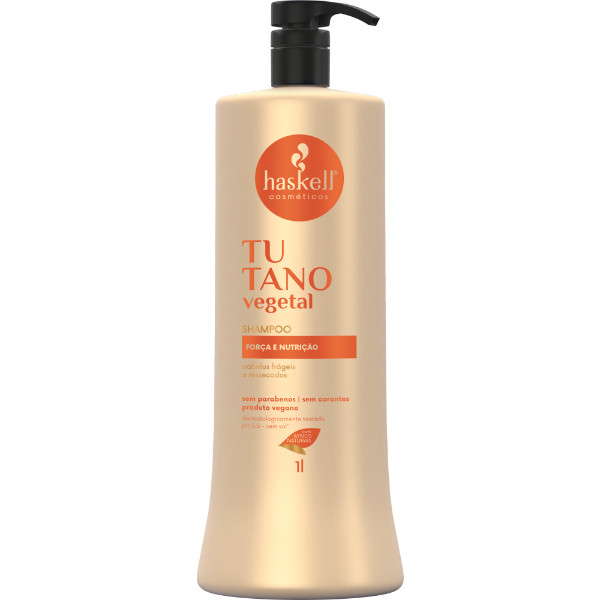 Shampoo Nutrição Tutano 1l Haskell | Limpeza Suave