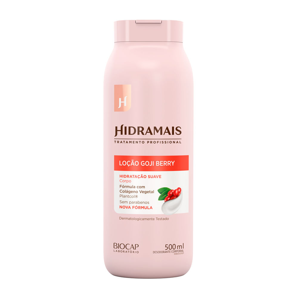 Loção Hidratante Corporal Hidramais Goji Berry 500ml em Oferta na Shopee