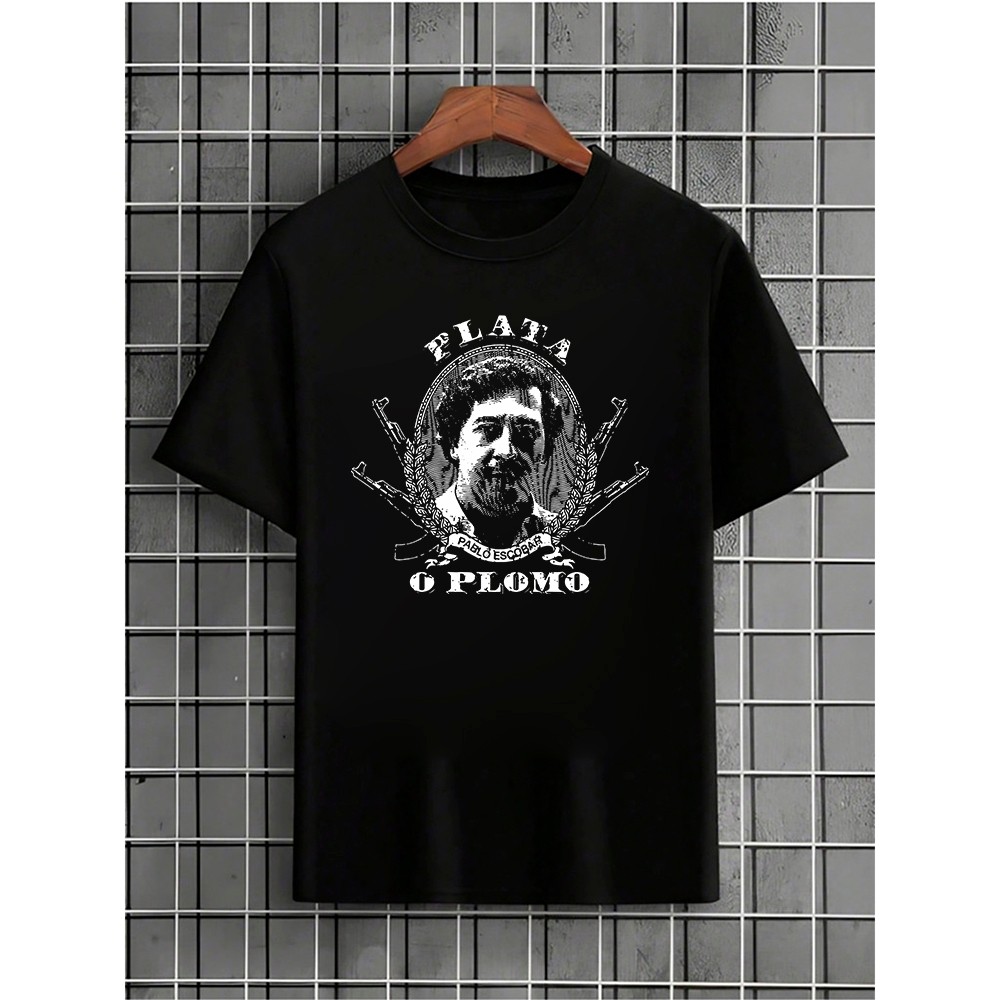 Camiseta Slim Premium Camisa Blusao T-shirt Basica Pablo Plata Confortavel Colombia Estilosa