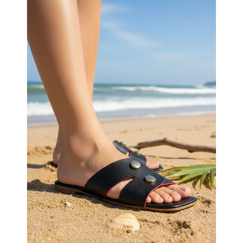 Sandália Feminina Rasteirinha Chinelo Confortavel Rasteira Feninino Sapato Feminino Papete Femenino