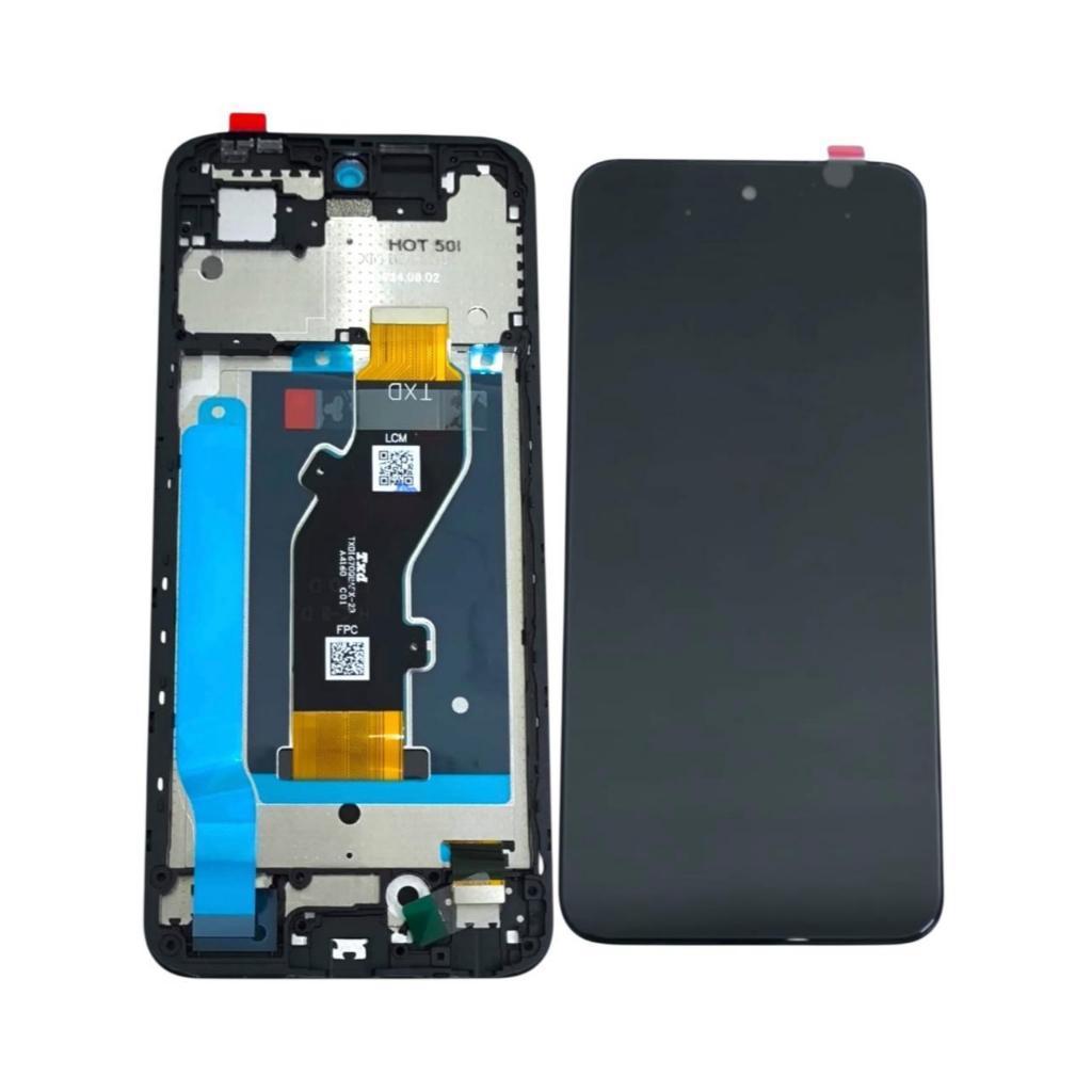 Tela Frontal Display C/aro Compativel Infinix Hot 50i X6531 VIVID Completo Envio Rapido em Oferta na Shopee