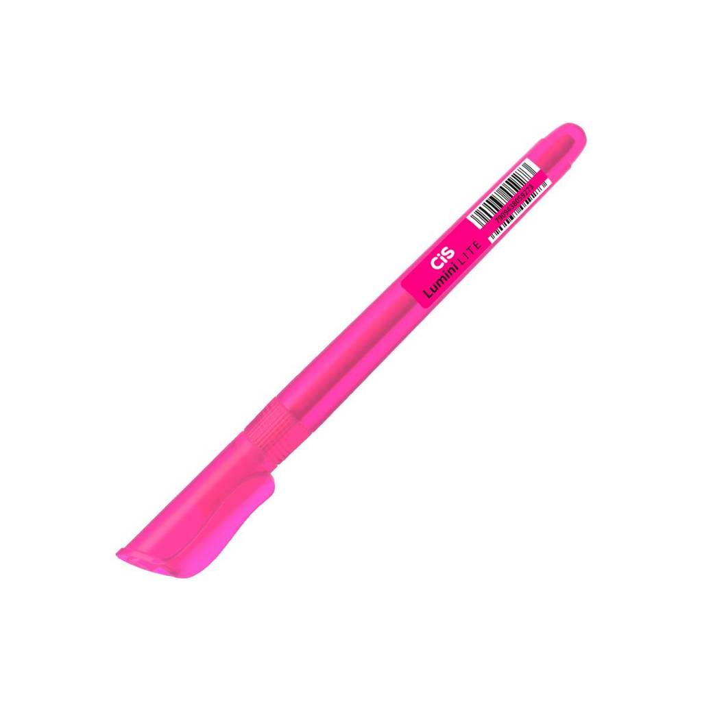 Pincel marca texto Lumini Lite Rosa Cis em Oferta na Shopee