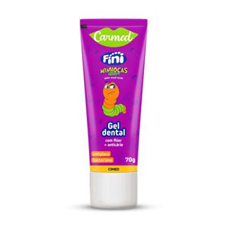 Gel Dental Carmed Fini Minhocas Azedinhas com Flúor 70g em Oferta na Shopee