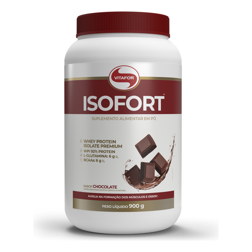 Isofort Pote 900g Sabor Chocolate Vitafor