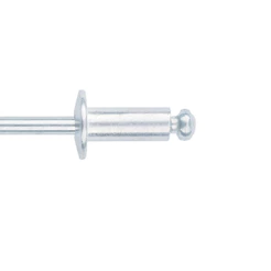 Rebites de Repuxo 4,8x8mm Alumínio 50 Peças MTX