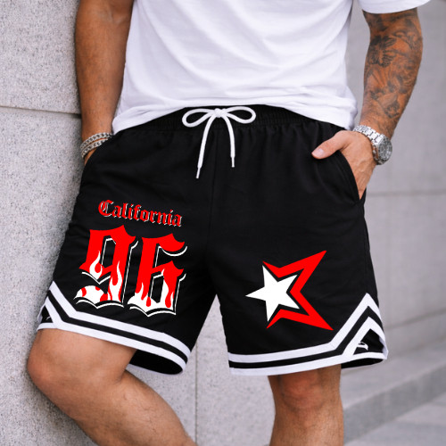 Bermuda Short Basquete Masculino Dry Fit Estampa California 96 Streetwear Academia Confortavel Respiravel COD 687