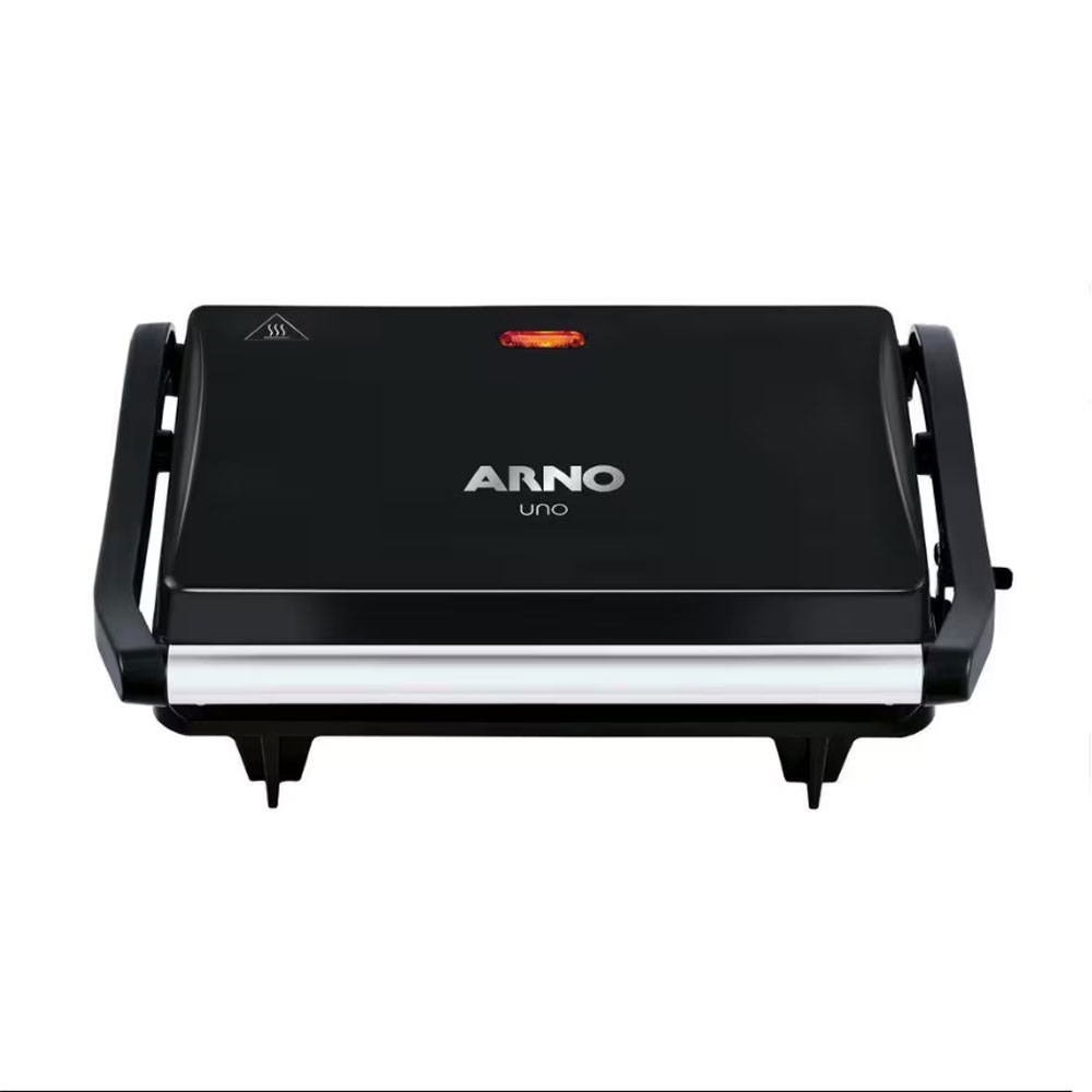 Grill Elétrico Arno Compact Uno Gpto Grelha Antiaderente Trava Lateral Preto — R$ 195,43 em Shopee
