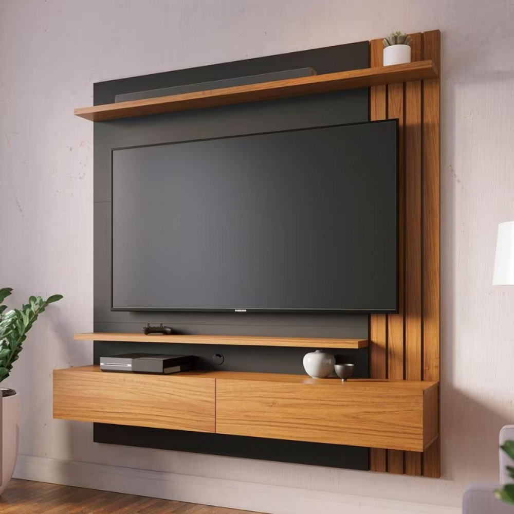 Painel Home Suspenso Juriti com 150 cm de Largura, Ideal para TV de Até 65 Colibri
