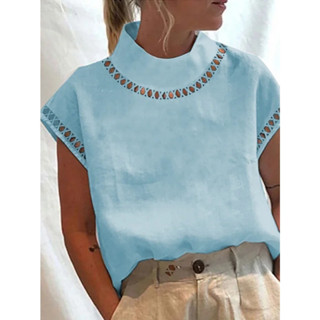 Casual feminino de verão 2026, branco, em algodão FGAUIVAN.gfabnqoi em Oferta na Shopee