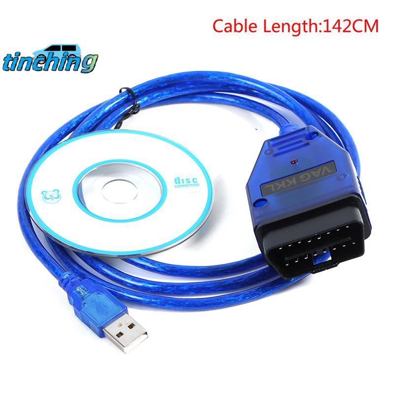 [Tinchigh] Vag-Com 409 409.1 Kkl Interface De Scanner De Cabo De Diagnóstico USB Nova