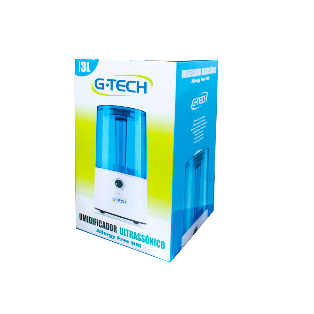 UMIDIFICADOR DE AR ULTRASSÔNICO ALLERGY FREE HM G-TECH