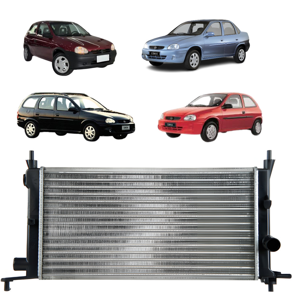 Radiador Corsa Wind Super Ano 1994 95 96 97 98 99 00 01 2002 em Oferta na Shopee