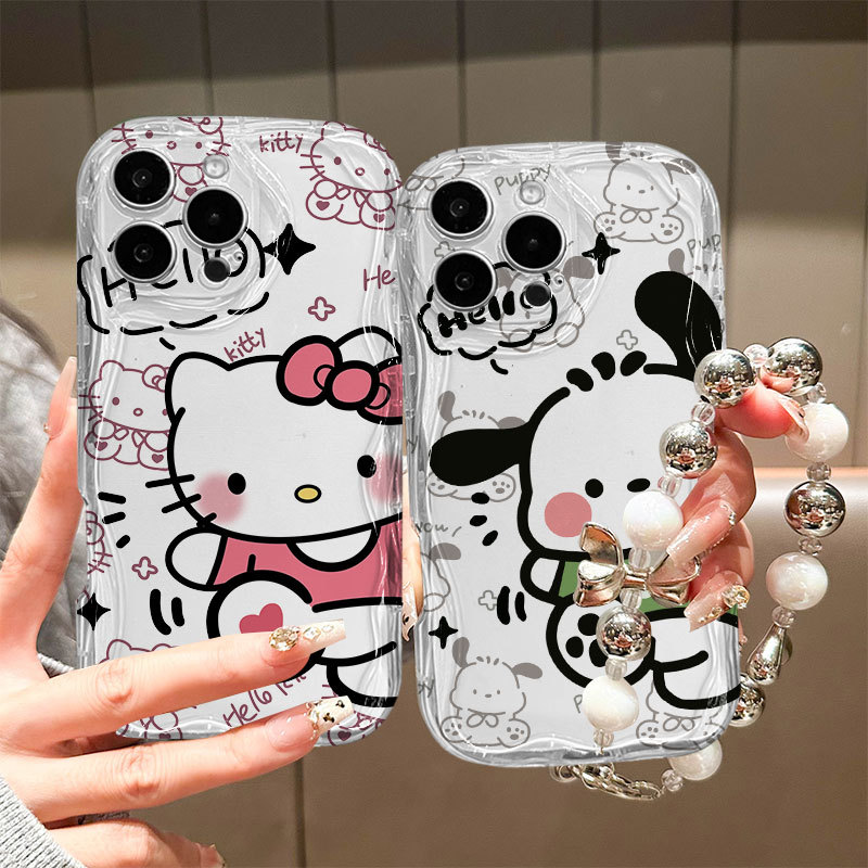 Capa Para Samsung A56 A36 A55 A54 A16 A15 A14 A05 A51 A52 A34 A35 A32 A13 A12 A04E Olá Dos Desenhos Animados Caso De Tel